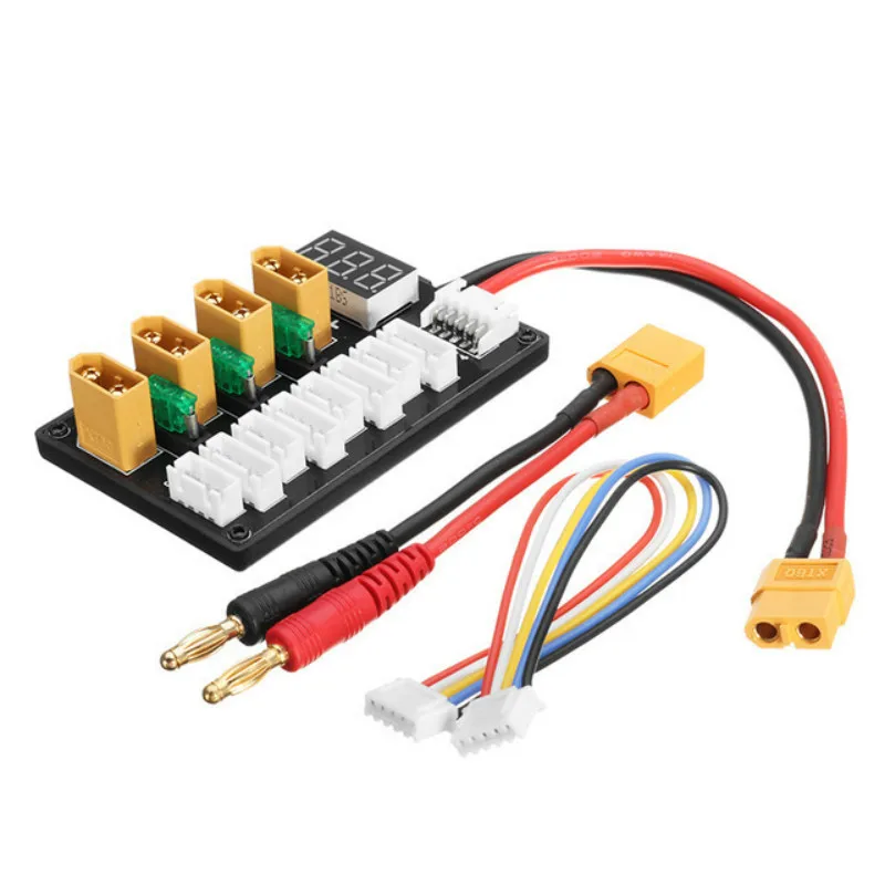 Lipo Parallel Charging Board - 3S/4S XT60 B6 Lipo Pil 5P