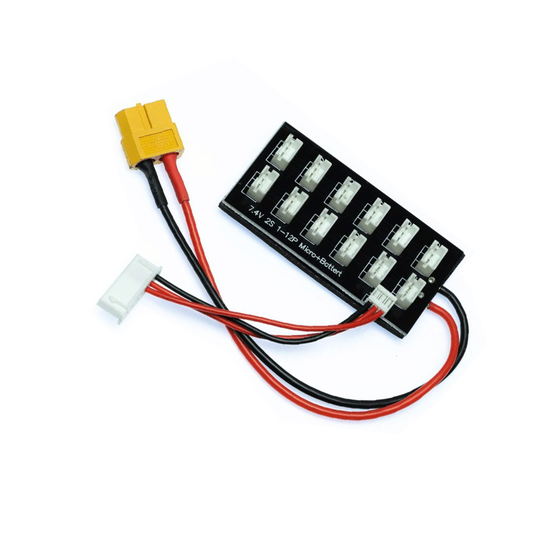 Lipo Parallel Charging Board - 2S XT60 dişi fiş paralel şarj