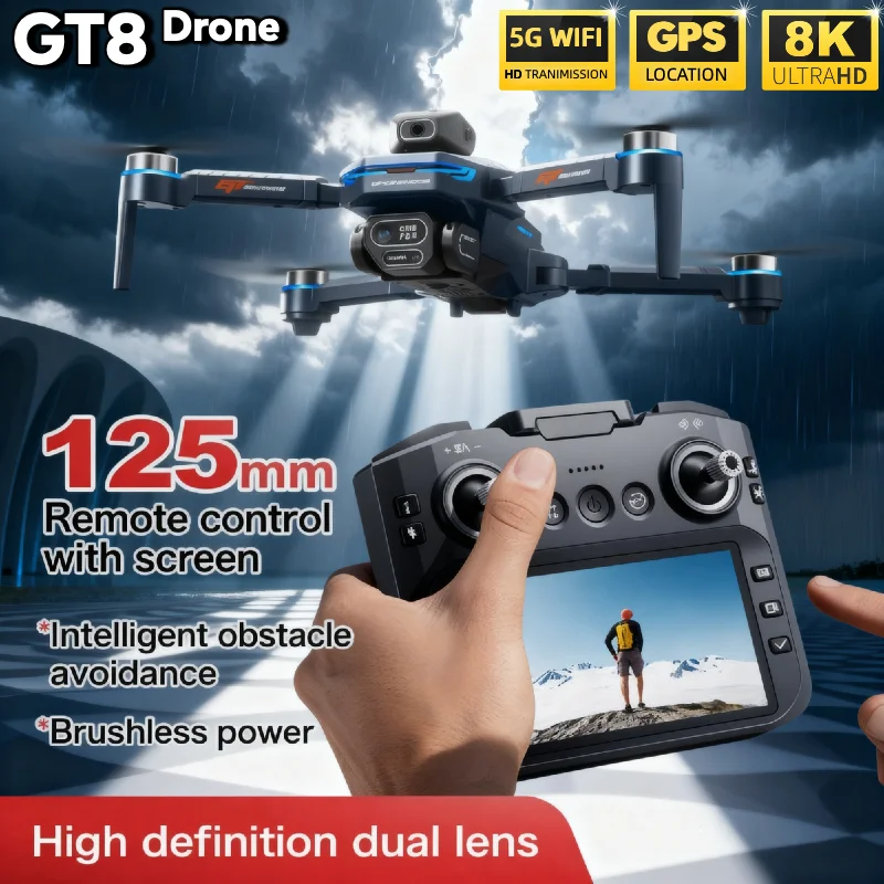 Drone Gt8 Rc - LSRC GT8 Katlanabilir RC Drone Çift