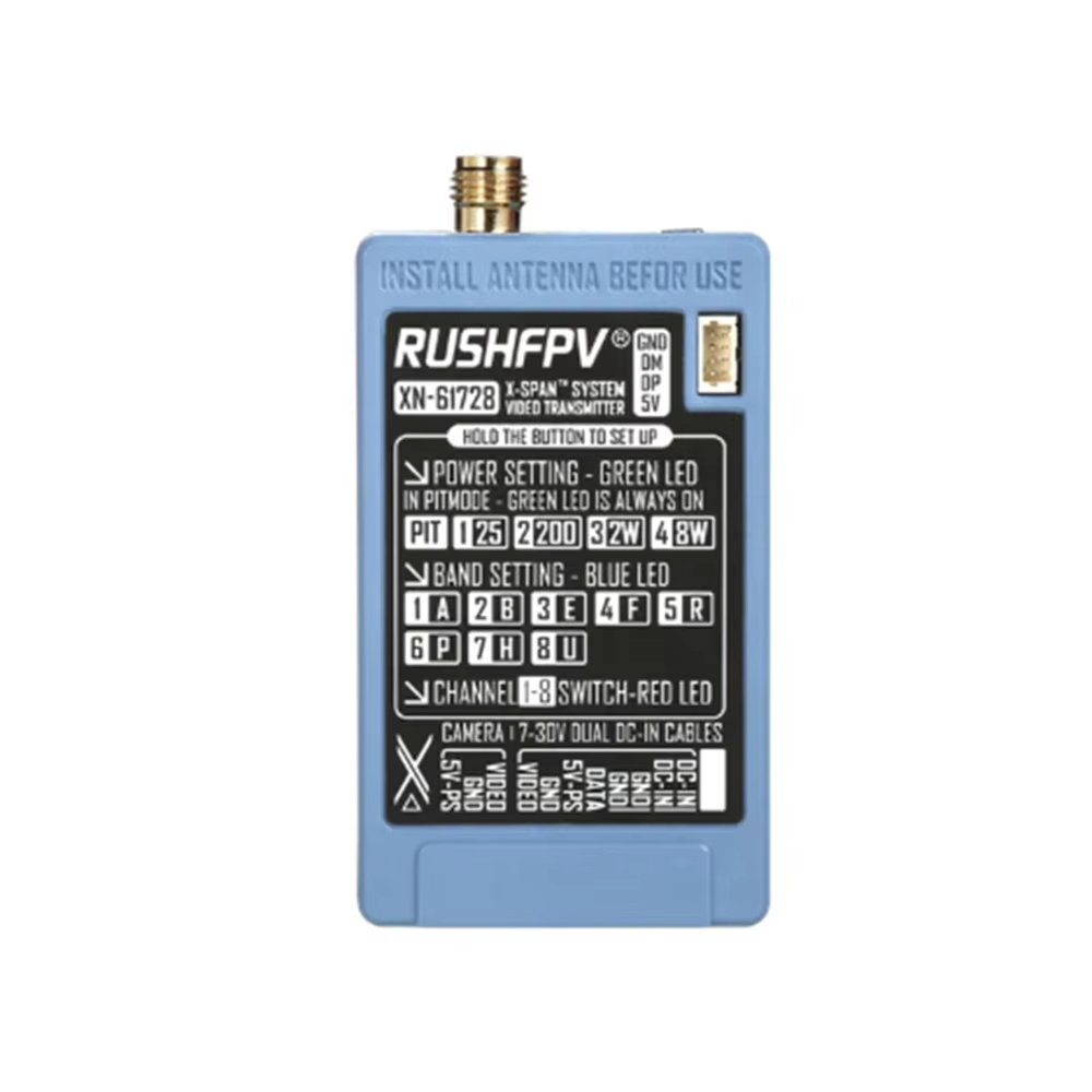 RUSHFPV 6.1‑7.2G 8W X61728 VTX - Receiver Rc Drone incelemesi ve fiyatı