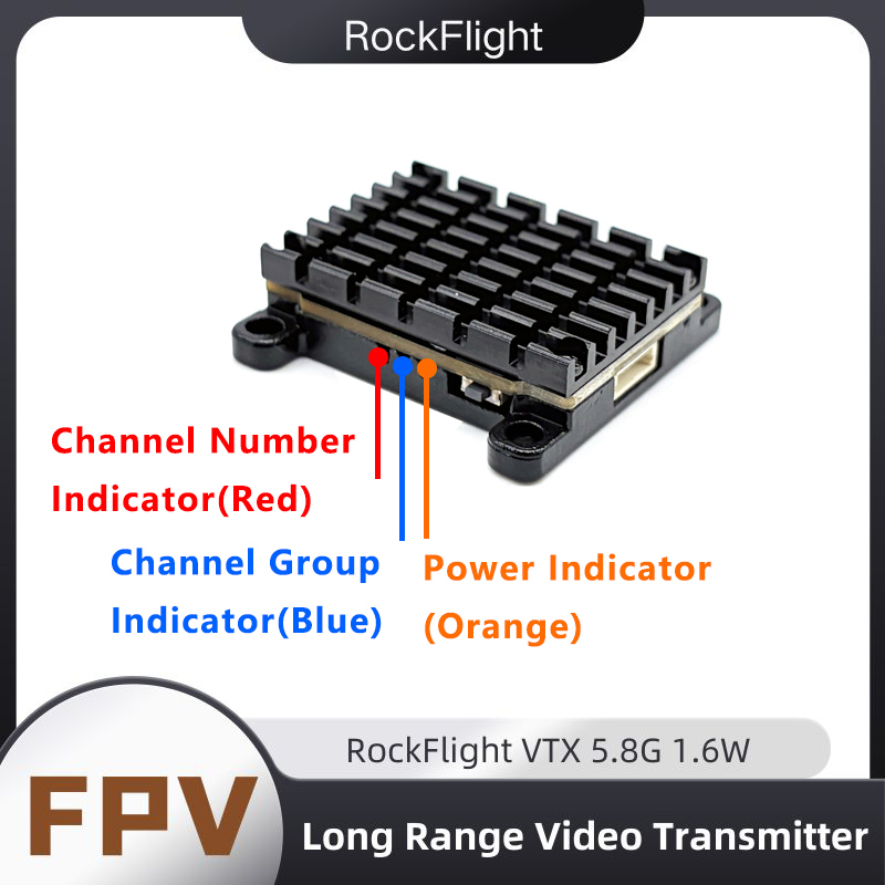 RockFlight TX663 VTX 5.8G 48CH - Receiver Rc Drone incelemesi ve fiyatı