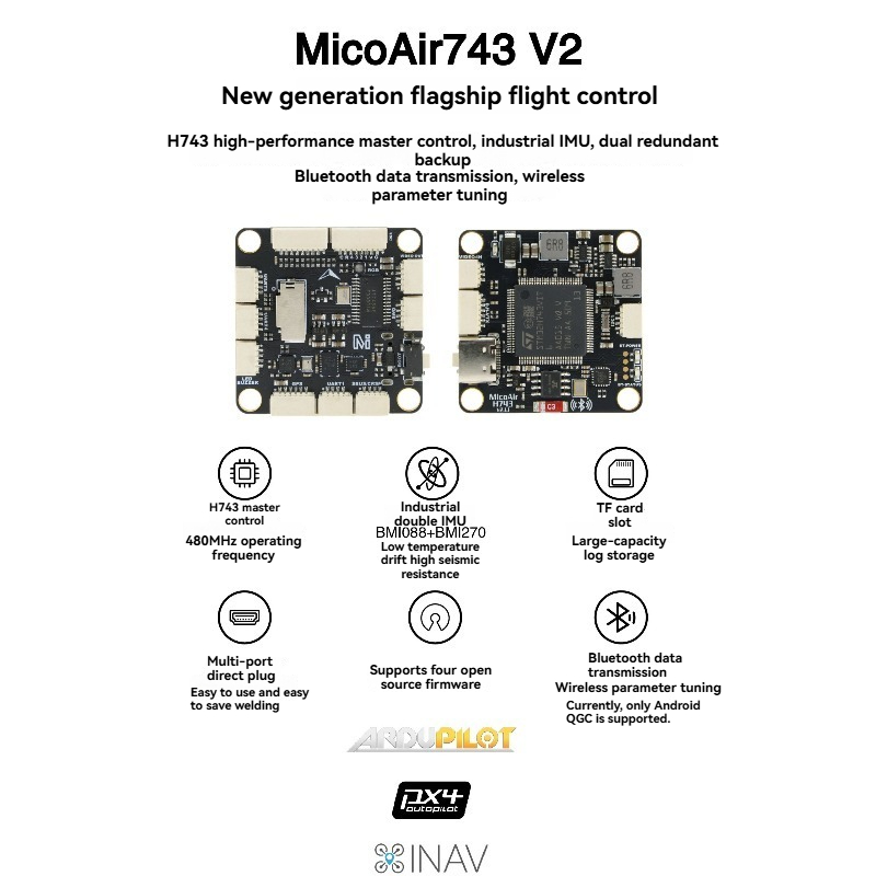 MicoAir743 V2 Uçuş Kontrol Cih - Betaflight Flight Controller incelemesi ve fiyatı