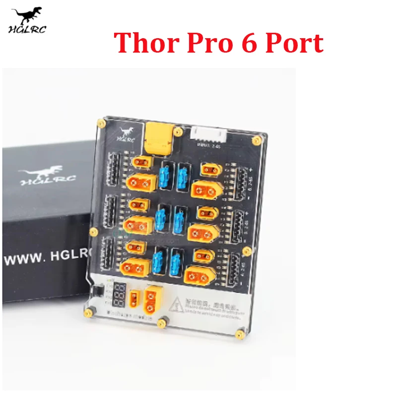 HGLRC Thor Pro 6 Portlu Pil Şa - Lipo Parallel Charging Board incelemesi ve fiyatı