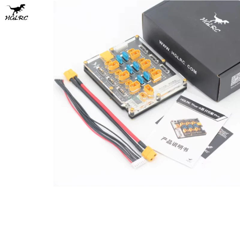 HGLRC Thor Pro 6 Portlu Pil Şa - Lipo Parallel Charging Board incelemesi ve fiyatı