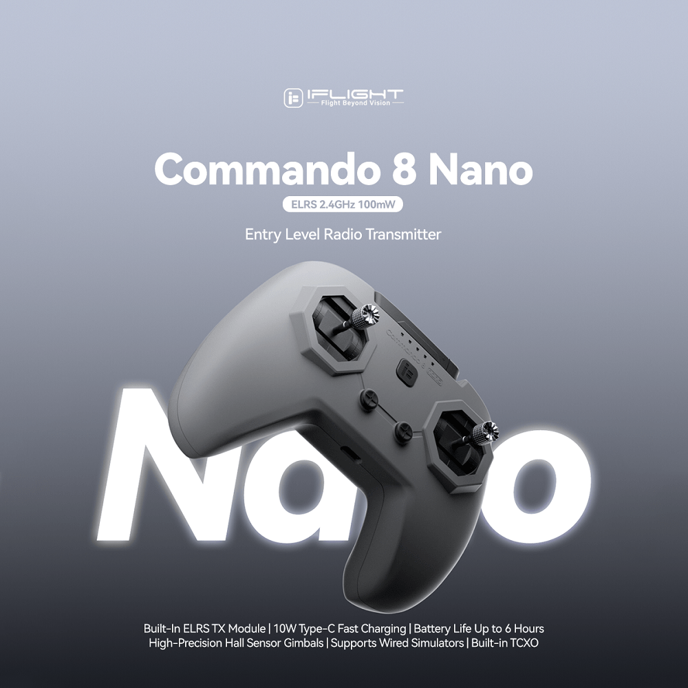 iFlight Commando 8 Nano Radyo  - Drone Rc Simulator incelemesi ve fiyatı