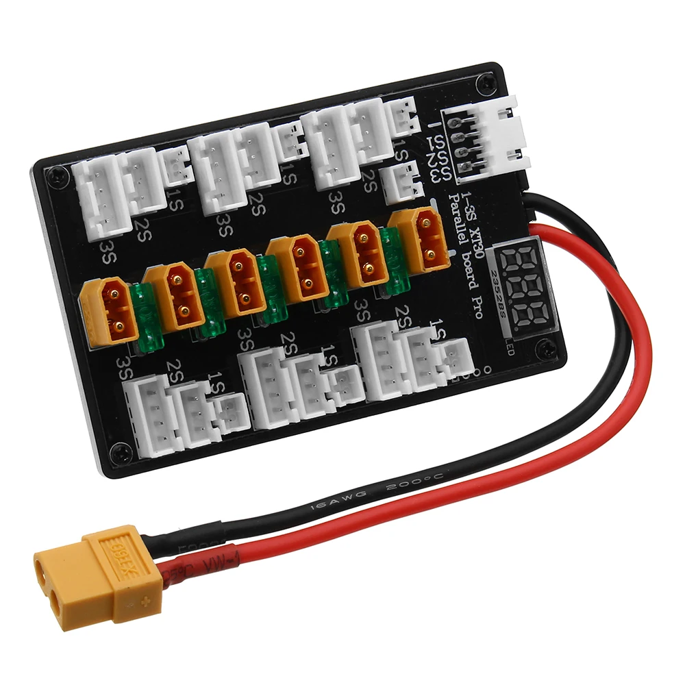 XT30 fiş 1S-3S Lipo pil yüksel - Lipo Parallel Charging Board incelemesi ve fiyatı