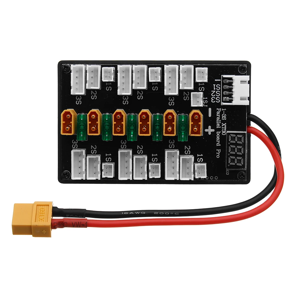 XT30 fiş 1S-3S Lipo pil yüksel - Lipo Parallel Charging Board incelemesi ve fiyatı