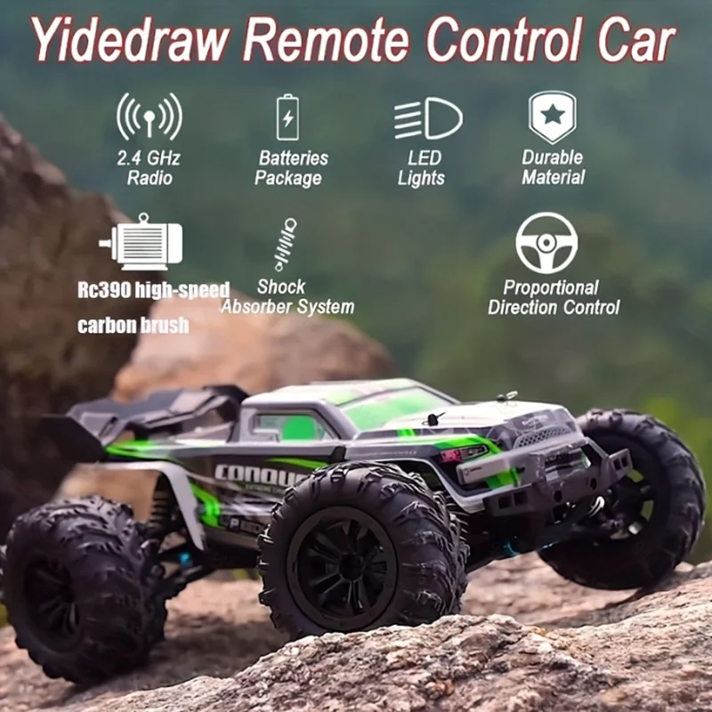 1:16 Ölçekli 4WD RC Araba (50k - Drone Rc Bolide incelemesi ve fiyatı