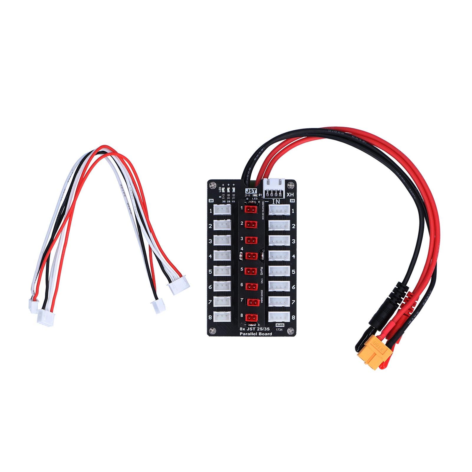 LiPo Şarj Kartı JST Plug XH 2S - Lipo Parallel Charging Board incelemesi ve fiyatı