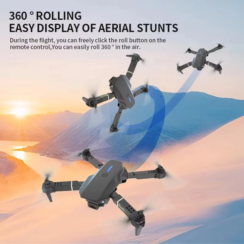 2026 Yeni E88 Drone 8K HD Kame - Drone E88 Rc Quadcopter incelemesi ve fiyatı