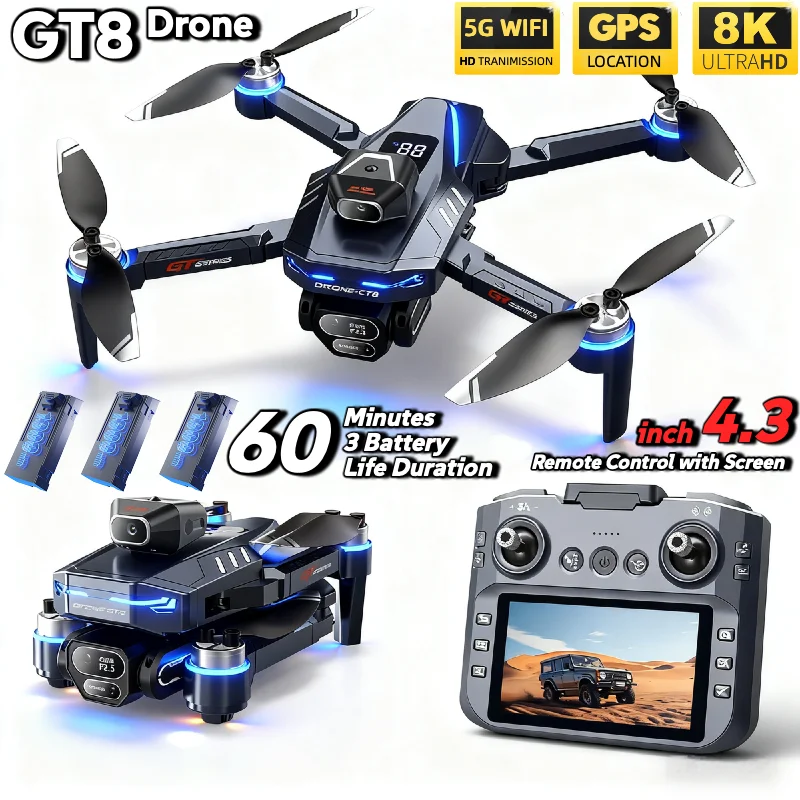 LSRC GT8 Katlanabilir RC Drone - Drone Gt8 Rc incelemesi ve fiyatı